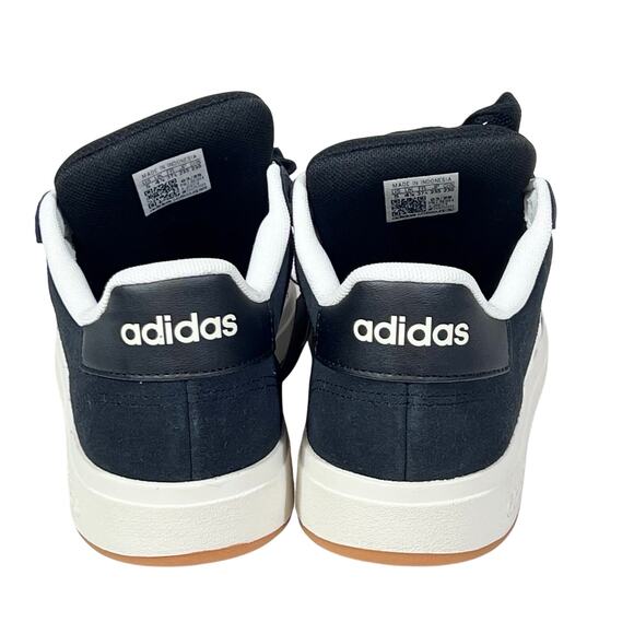 Adidas Grand Court 00s Kids Tennis Shoe Size 5 Black White JH6178 New - Picture 6 of 10